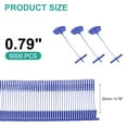 thumbnail image 2 of Uxcell Standard Tagging Gun Fasteners 5000 Pcs 0.8 Inch Label Gun Price Tagging Barbs Clothing Tags Barbs Attachments for Clothes Fabric Price Label Garment, Dark Blue, 2 of 5