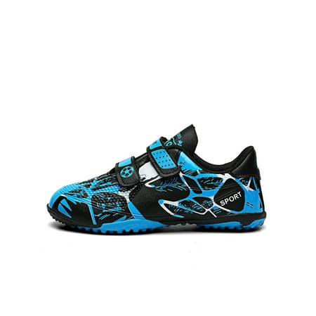 

Ferndule Unisex Lightweight With Nails Running Shoe Outdoor Flexible Football Shoes Training Breathable Round Toe Soccer Cleats Broken Nails Blue 10C