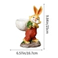 thumbnail image 3 of MXTPOV Creative Plants Pots for Succulents, Cute Bunny Flower Pots for Home Decor, Easter Decorations, Table Decor, Resin Succulent Pots, 3 of 5