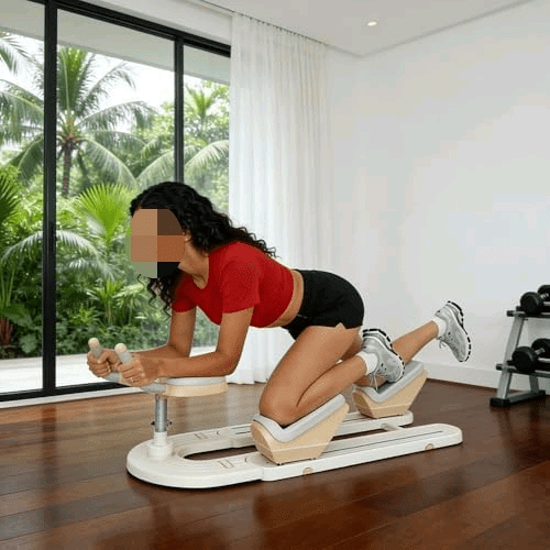 Spine Twist and Stretch Trainer, Low-Impact Home Gym Equipment for Waist Toning, Leg Stretching & Core Activation, Twist Workout Waist Leg Training Machine, Ergonomic Back Protector