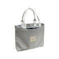thumbnail image 2 of Bolso de lona para mujer Salvador ligero con cremallera tipo cubo gris, 2 of 10