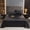 Obsidian Black Ice Silk, variant on Ice Silk Cooling Sheet Set, Soft Viscose Fiber Bed Sheets, Wrinkle-Resistant and Machine Washable for Summer Comfort