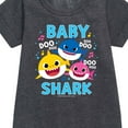 thumbnail image 2 of Baby Shark Family Doo Doo Doo - Toddler And Youth Girls Fleece Dress, 2 of 5