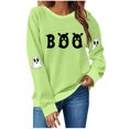 thumbnail image 2 of Heisall Womens Hoodie 2025 Autumn Winter Long Sleeve Hooded Pullover Halloween Print Loose Casual Fashion Sweatshirt, 2 of 4