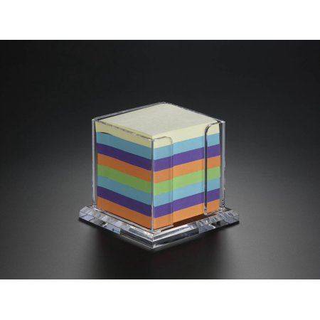 Lucite3 x 3 NOTE PAD ORGANIZER (W/1-PAD) (HOLDS UP TO 8 PADS)