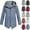 Blue, variant on Lovzfmll Fall Jackets for Women, Outdoor Waterproof Hooded Jacket, Zip Up Windbreaker with Pockets, Fall Winter Clothing