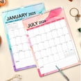 thumbnail image 6 of XYKA 2025 Wall Calendar - Vertical Wall Calendar 2025,Wall Calendar 2025 Large Wall Calendar 2025 2026 18 Month Vertical Hanging Calendar Wall 2025 17"x 12" Large Monthly Planner From Jan 2025 To 2026, 6 of 7