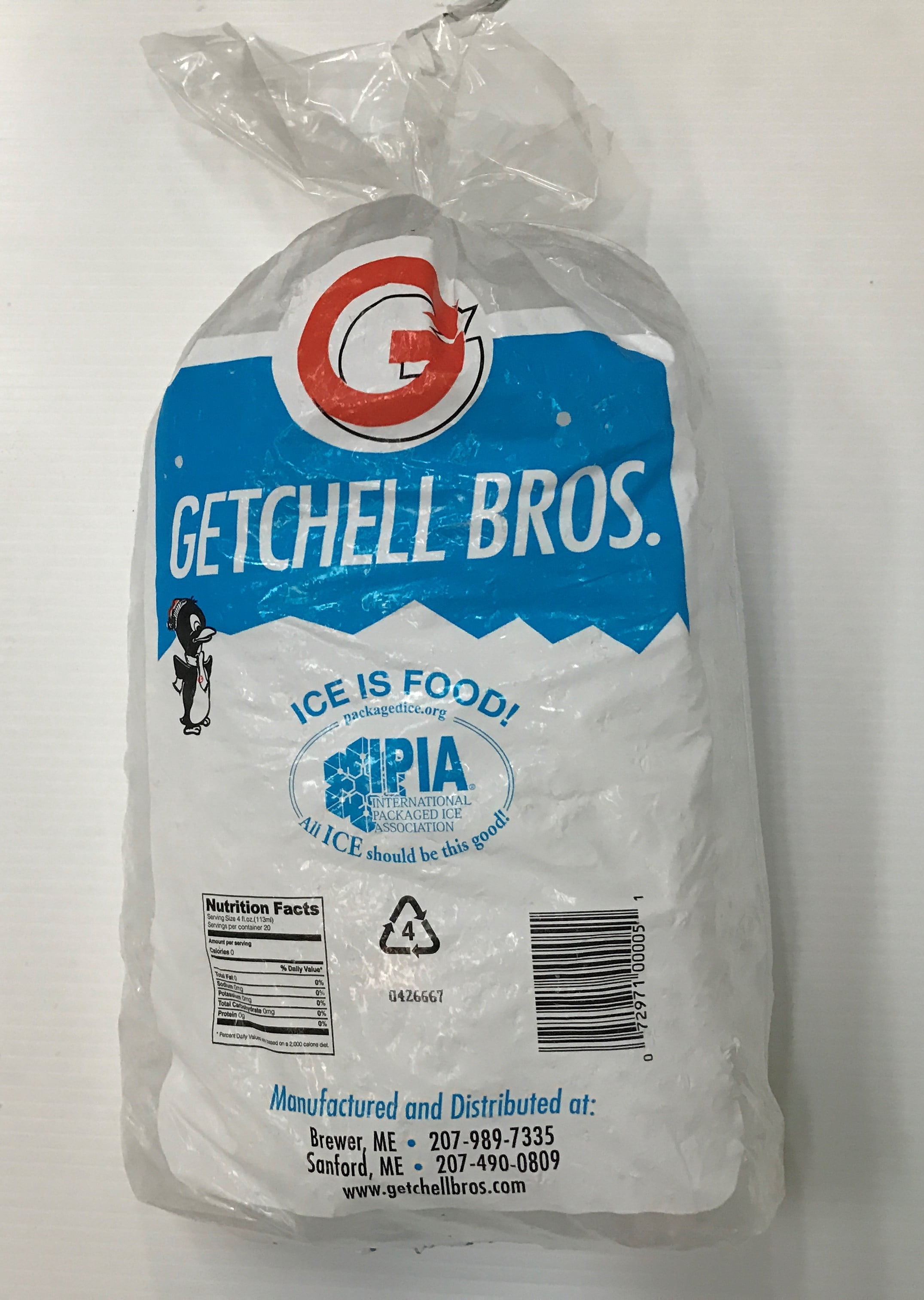 Getchell Brothers 5 lb Bag of Ice