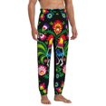 thumbnail image 4 of Kdxio Roosters and Flowers Pattern Joggers,Sweatpants for Men with Pockets-Large, 4 of 5