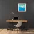 thumbnail image 3 of Herbert, Isabelle 12x12 White Modern Wood Framed Museum Art Print Titled - Fleurs d azur I, 3 of 4