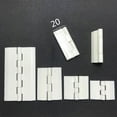 thumbnail image 5 of BE-TOOL 5/10/15 Pcs Acrylic Plastic Hinges Door Hinges for Door Cabinet Piano and Drawer White 30mmx35mm, 5 of 6