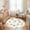 Color 2, variant on Washable Non Slip 4ft Round Rug, Strawberry Pink Floral Pastel Circle Area Rugs with Tassels Carpet for Nursery Bedroom Living Room Playroom Tent Rug