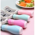 thumbnail image 2 of Kitchen Grater Bowling Ball Shape Kitchen Gadgets Multifunctional Comfortable Vegetable Chopper with Handle Stainless Steel Slicer Manual Carrot Shredder Cooking Tools Pink, 2 of 9