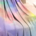 thumbnail image 3 of Pastel Rainbow Clouds Blanket,Comfortable Soft Flannel Throw Blanket,All Season,Warm Lightweight Blankets for Sofa Bed Couch Living Room Chair,40"x50", 3 of 4