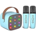 thumbnail image 1 of Karaoke Machine for Kids with 2 Wireless Microphones, Portable Karaoke Machine with Bluetooth for Kids, Adults, 1 of 4