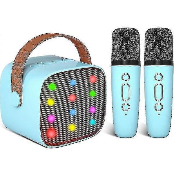 Karaoke Machine for Kids with 2 Wireless Microphones, Portable Karaoke Machine with Bluetooth for Kids, Adults