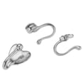 thumbnail image 4 of Anillos de nariz de flor Yuyangstore 3 piezas cristalina plata, 4 of 8