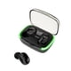 thumbnail image 3 of Y06 Auriculares inalámbricos Bluetooth 5.1 con luz parpadeante, auriculares intrauditivos deportivos para smartphone, tableta y PC, 3 of 8