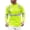 Light Green, variant on High Visibility Shirts For Men Breathable Absorbent Quick Dry Outdoor Construction Tooling Hi Vis Reflective Strip T Shirt Tops T Shirts For Men Yellow 3Xl