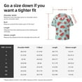 thumbnail image 5 of Kdxio Men's Hawaiian Shirt for Men Short Sleeve Shirt Watermelon Summer Casual Holiday Beach Button Down T-Shirts, 5 of 7