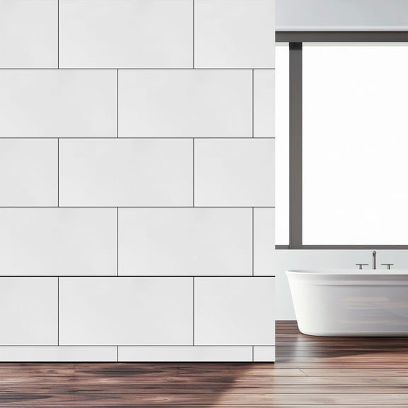 Mobestech 20 Sheets Waterproof Peel and Stick Tile Stickers for Kitchen and Bathroom Decoration in Multicolor 30x60cm