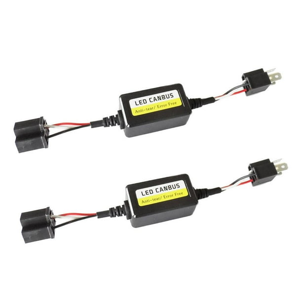 2 decodificadores de resistencias para faros LED y canceladores H4