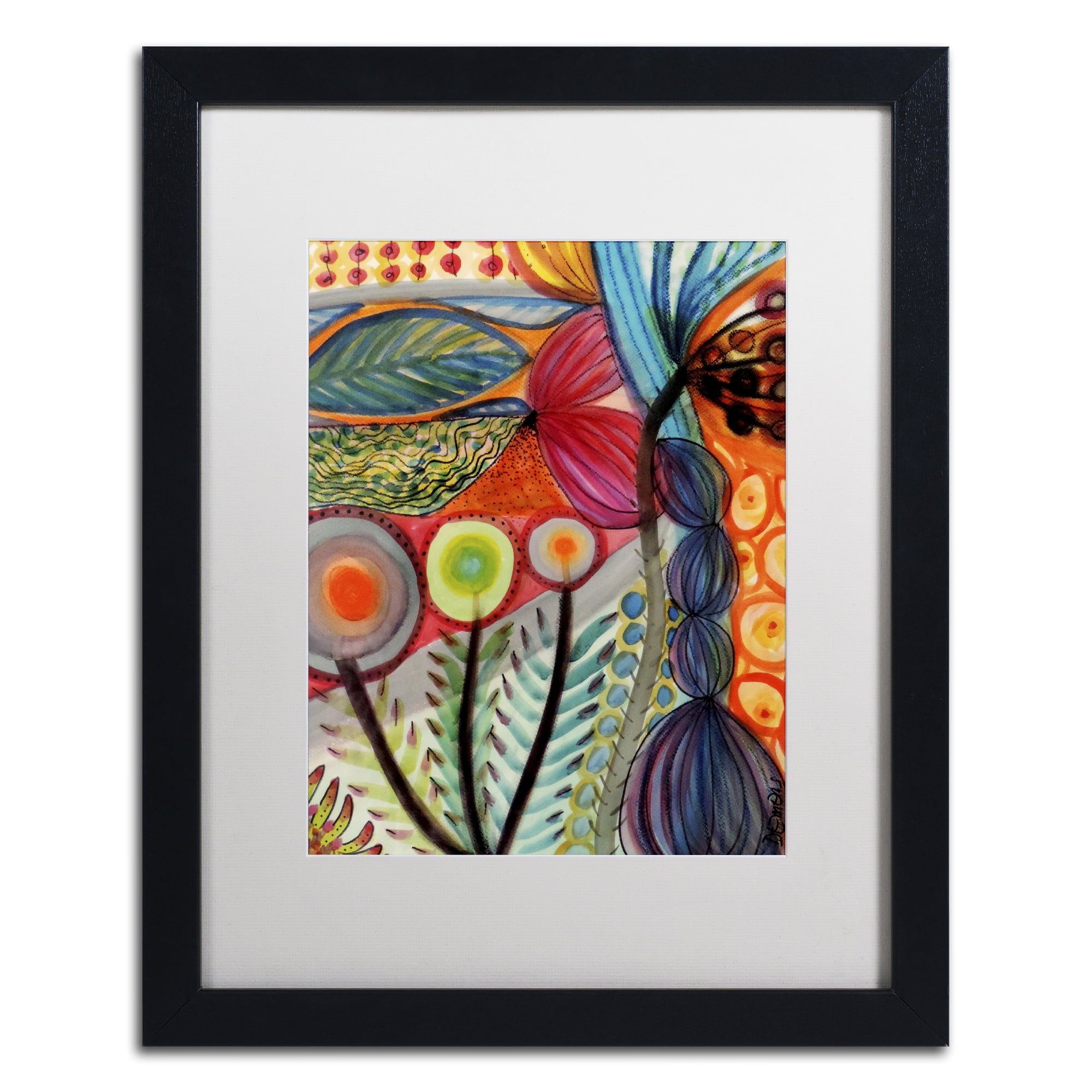 Sylvie Demers 'Vivaces' Matted Framed Art