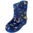 thumbnail image 2 of Wootie Little Boy's Waterproof Dino Print Rain Boots by Wootie, 2 of 4