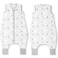 thumbnail image 5 of Mama Cheetah Toddler Sleep Sack with Feet, 2.5 TOG Organic Cotton Baby Sleeping Bag with Legs, Wearable Blankets for Walkers w/ 2-Way Zipper, Baby Sleep Sack for Girls & Boys, 18-36 Months, 5 of 6
