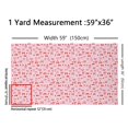 thumbnail image 3 of Homewish Princess Cute Bow-tie Fabric by the Yard 3 Yard for Girls, Red Strawberry Cherry Room Decor Fabric by the Yard, Chic Polkadots Sewing Fabric, Luxury Bedroom Decor, 3 of 6