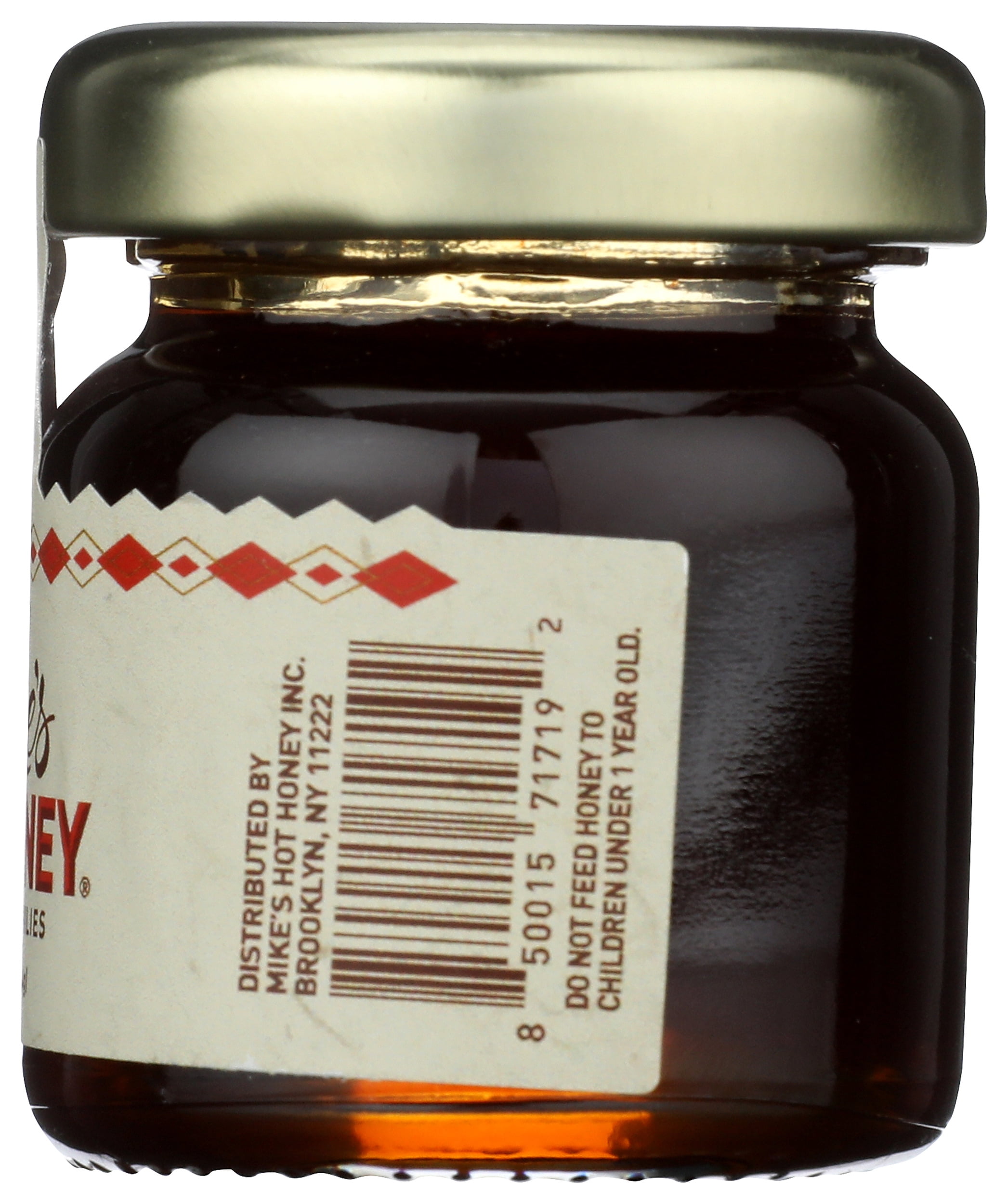 Pack of 12, Mikes Hot Honey Infused with Chilies, 1.55 oz