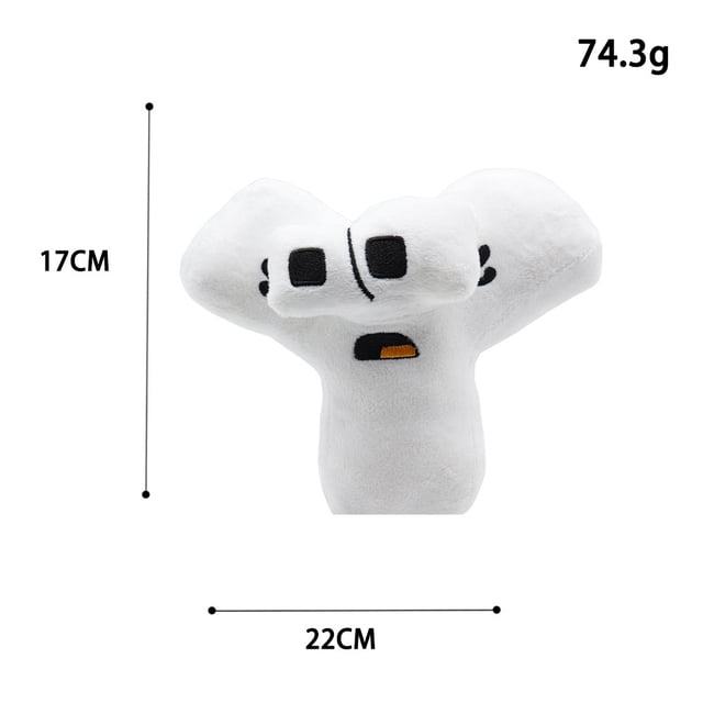 Muñeca de peluche con letras del alfabeto, leyenda de las letras, muñeca de la Ilustración