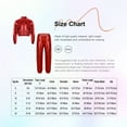 thumbnail image 5 of Haitryli Kids Girls Boys Shiny Hip Hop Jazz Street Dance Outfit Long Sleeve Zipper Bomber Jacket with Pants Set Black 8, 5 of 5