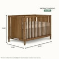 thumbnail image 2 of Evolur Flynn 3 in 1 Convertible Island Crib, Sedona, 2 of 7