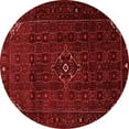 thumbnail image 1 of Ahgly Company Indoor Round Persian Red Traditional Area Rugs, 4' Round, 1 of 4