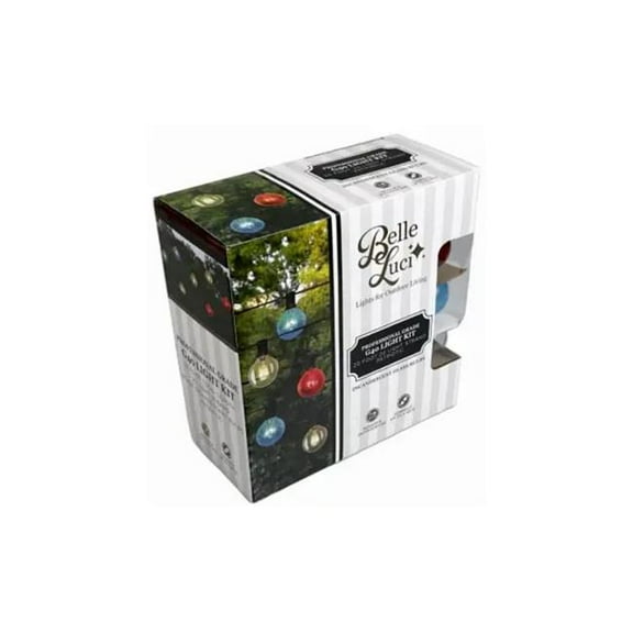 Holiday Bright Lights 136241 20L G40 RWB Bulb Set, Patriotic