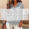 thumbnail image 7 of Enjoytime Hoodies for Women Striped Long Sleeve Zip Up Jacket Fall Fashion Casual Lightweight Sweatshirt with Pocket, 7 of 7