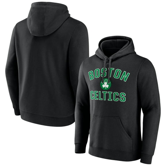 Men's Black Boston Celtics Victory Arch Pullover Hoodie