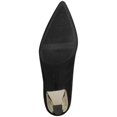 thumbnail image 4 of ALFANI Womens Black Metallic Heel Stretch Padded Bambey Pointed Toe Sculpted Heel Dress Booties 5.5 M, 4 of 4
