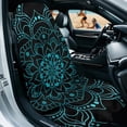 thumbnail image 3 of XYZCANDO Geometric Pattern Car Seat Towel Cover, Easy Care Seat Covers Washable Soft for Trucks SUV Cars, 3 of 11