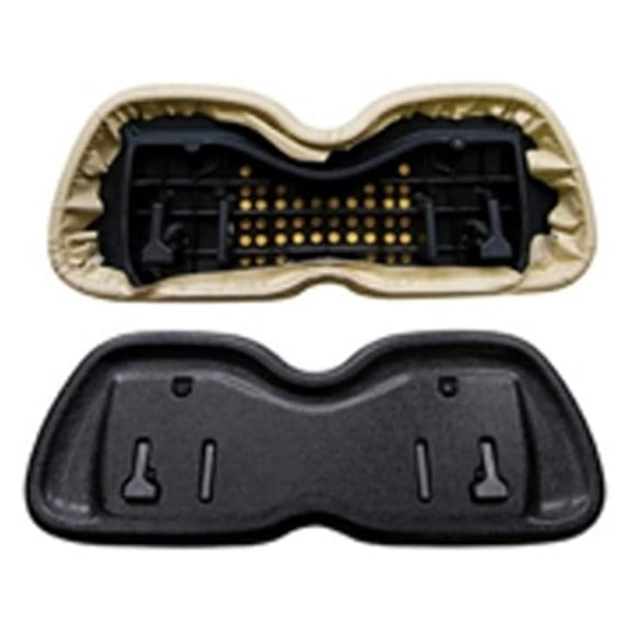 Club Car Precedent Golf Cart Seat Back | Black Plastic | Compatible with 2004-2021 Models