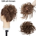 thumbnail image 2 of Messy Bun Hair Piece Synthetic Wave Curly Chignon Elastic Fluffy Updo Donut Hair Extensions, 2 of 7