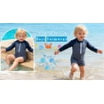 thumbnail image 5 of Aideaone Toddler Baby Boys Swimsuit One Piece Swimwear Long Sleeve with Zipper Rash Guard 3-36 Months, 5 of 6