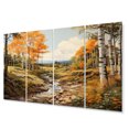 thumbnail image 2 of Designart "Forest Pastoral Forest Majestic wall art" Landscapes Metal Wall Decor Set, 2 of 5