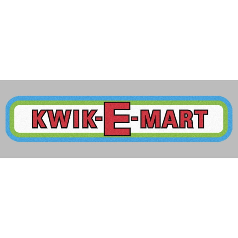 Men's The Simpsons Kwik-E-Mart Logo Graphic Tee Athletic Heather Large -  Walmart.com