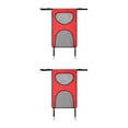 thumbnail image 2 of Riwesomey Red de barrera para mascotas de coche para animales pequeños, asiento trasero seguro, malla espacial Universal, Protector ligero para Type1 NO1, 2 of 6
