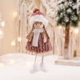 thumbnail image 3 of Muñecas Santa Muñeco De Nieve Muñeco Cervatillo Colgante Árbol De Navidad Regalos Colgantes Para La Familia Guardurnaity HA042989-03, 3 of 6