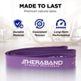 thumbnail image 6 of THERABAND High Resistance Band, Extra-Heavy Elastic Super Band for Full Body Workouts, Physical Therapy, Strength Training, Durable 41” Loop Exercise Band, 50 lbs Resistance, 6 of 10