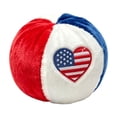 thumbnail image 2 of erdimoy 4th of July Patriotic Plush Balls, 2.36" Soft Red White Blue Embroidered Toys (4 Styles), 2 of 6