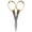 Gold, variant on JubileeYarn Foldy Friends TSA Compliant Foldable Scissors Set - Compact Portable Travel Scissors - Blue, Orange, Yellow, Purple - 4 Units